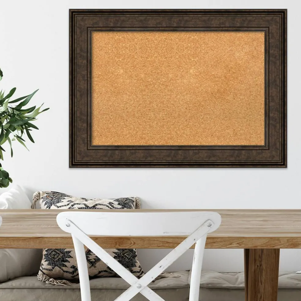 Cork Board, Ridge Frame - Bulletin Board, Organization Board, Pin Board