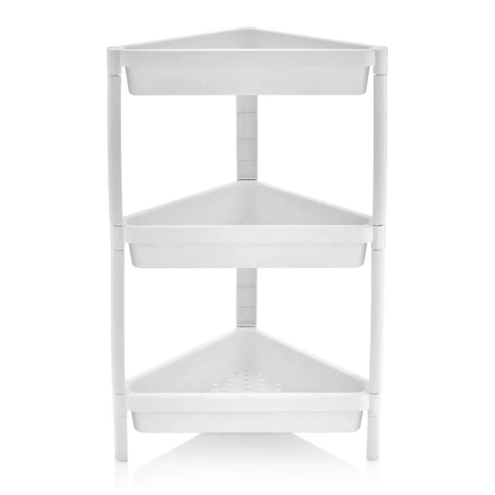 Corner Shelf 3-Tier Bathroom Kitchen Storage Organizer