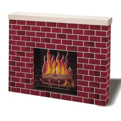 Corrugated Fireplace