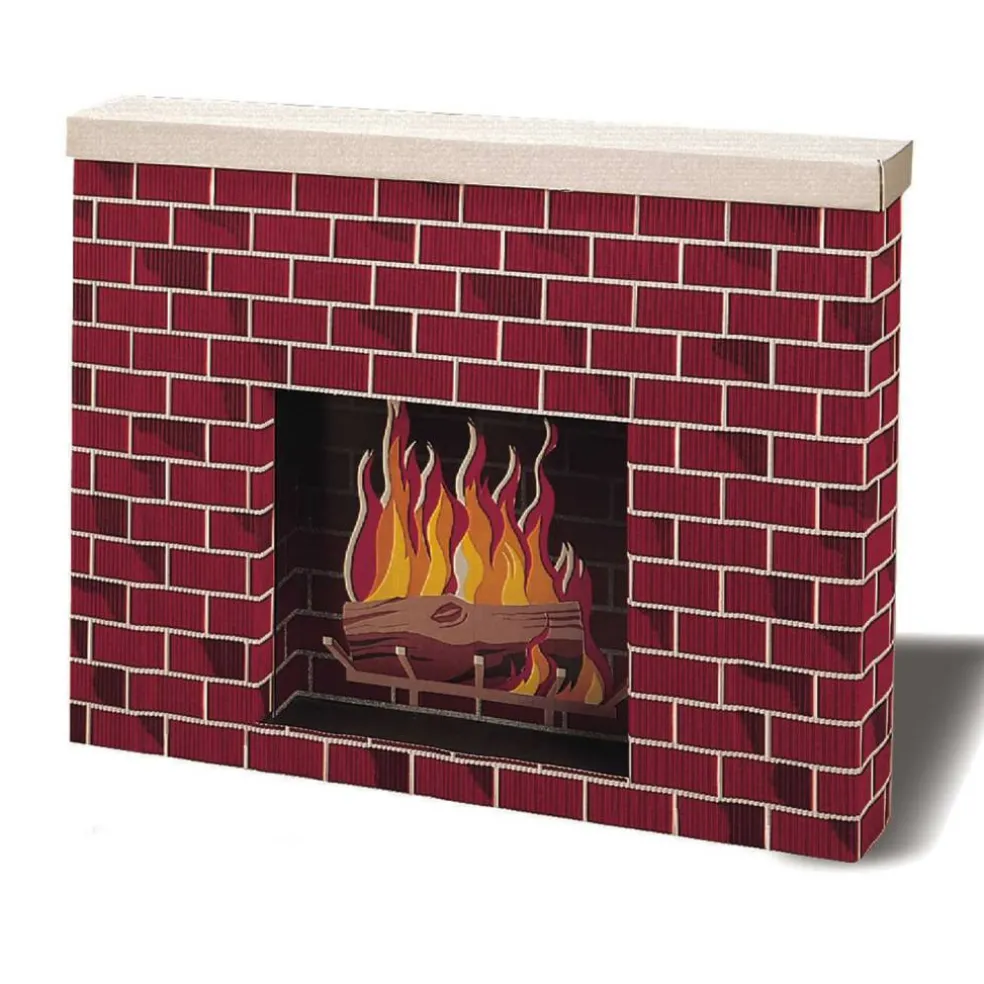Corrugated Fireplace