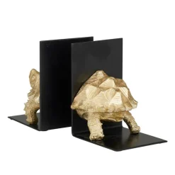 CosmoLiving by Cosmopolitan Brass Polystone Coastal Bookends, 6