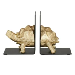 CosmoLiving by Cosmopolitan Brass Polystone Coastal Bookends, 6