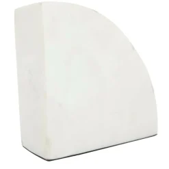 CosmoLiving by Cosmopolitan White Marble Glam Bookends, 5