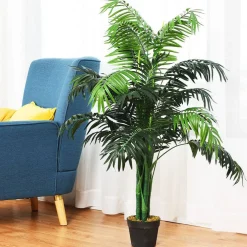 Costway 3.5'  4'  5'  5.5'  6' Artificial Tree Indoor-Outdoor Home Decor