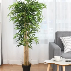 Costway 3.5'  4'  5'  5.5'  6' Artificial Tree Indoor-Outdoor Home Decor