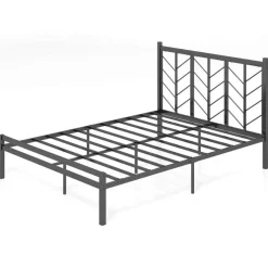 Costway Twin/Full/Queen Size Platform Bed with Headboard 11.5