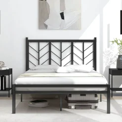 Costway Twin/Full/Queen Size Platform Bed with Headboard 11.5