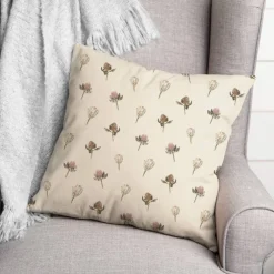 Cottage Florals Throw Pillow