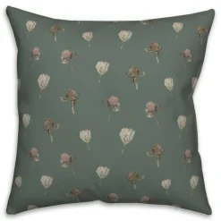 Cottage Florals Throw Pillow