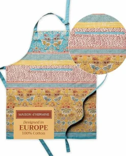 100% Cotton Kitchen Apron with an Adjustable Neck with Long Ties for Women Men Chef
