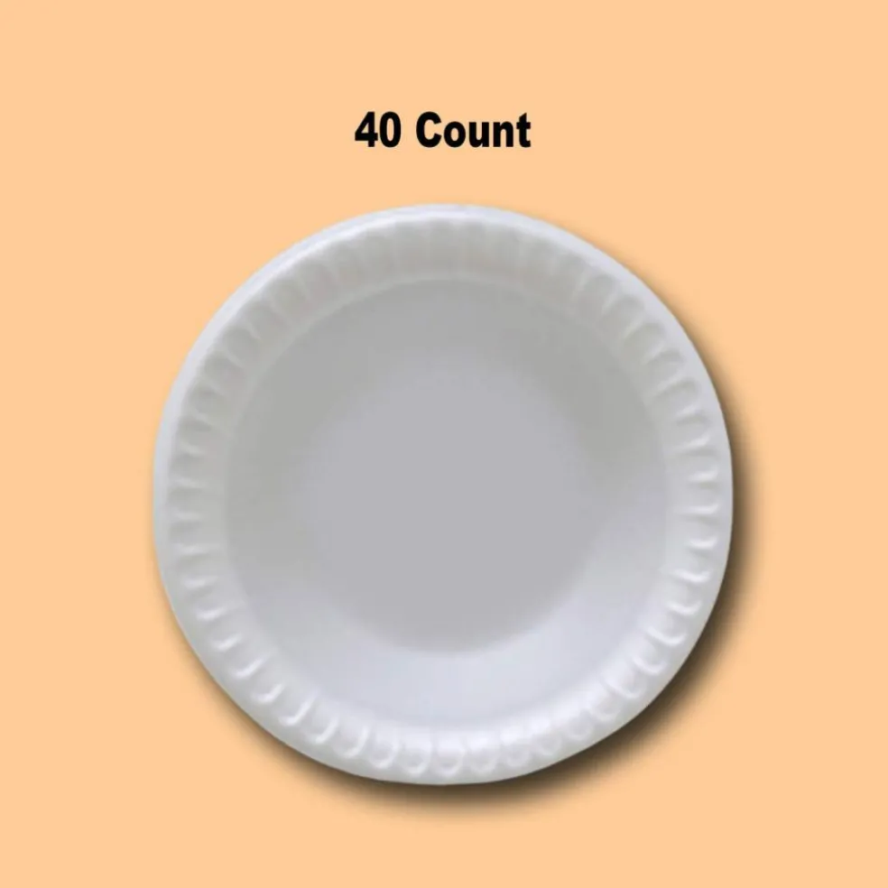 40 Count Foam Bowls 12 OZ Insulated Disposable Bowls for Soup, Snacks 354ml