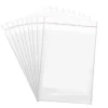 100 Count Resealable Clear Cellophane Bags Self Seal Envelopes 4" x 6" for Packaging