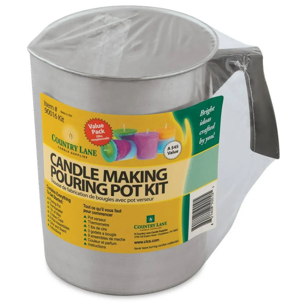 Country Lane Candle Making Kit - Pouring Pot