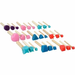 95 Count Spouncer Shaped Foam Brush Set by Craft Smart®