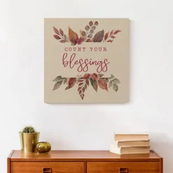 Count Your Blessings Canvas Wall Art