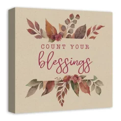 Count Your Blessings Canvas Wall Art