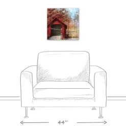 Covered Bridge Canvas Wall Art