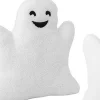 Cozy Halloween Fuzzy Polyester Ghost Pillow Set for Festive Home Decor