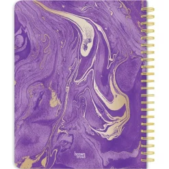 Crackled Blush | 2027 6 x 7.75 Inch Weekly Desk Planner | Foil Stamped Cover