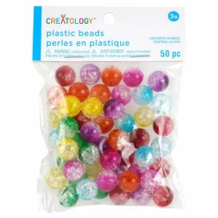 Crackle Plastic Beads by Creatology™