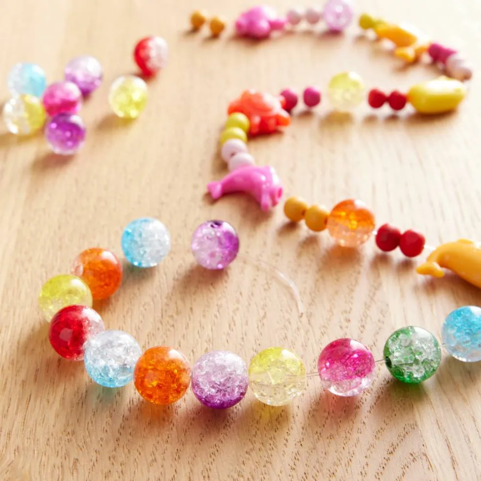 Crackle Plastic Beads by Creatology™
