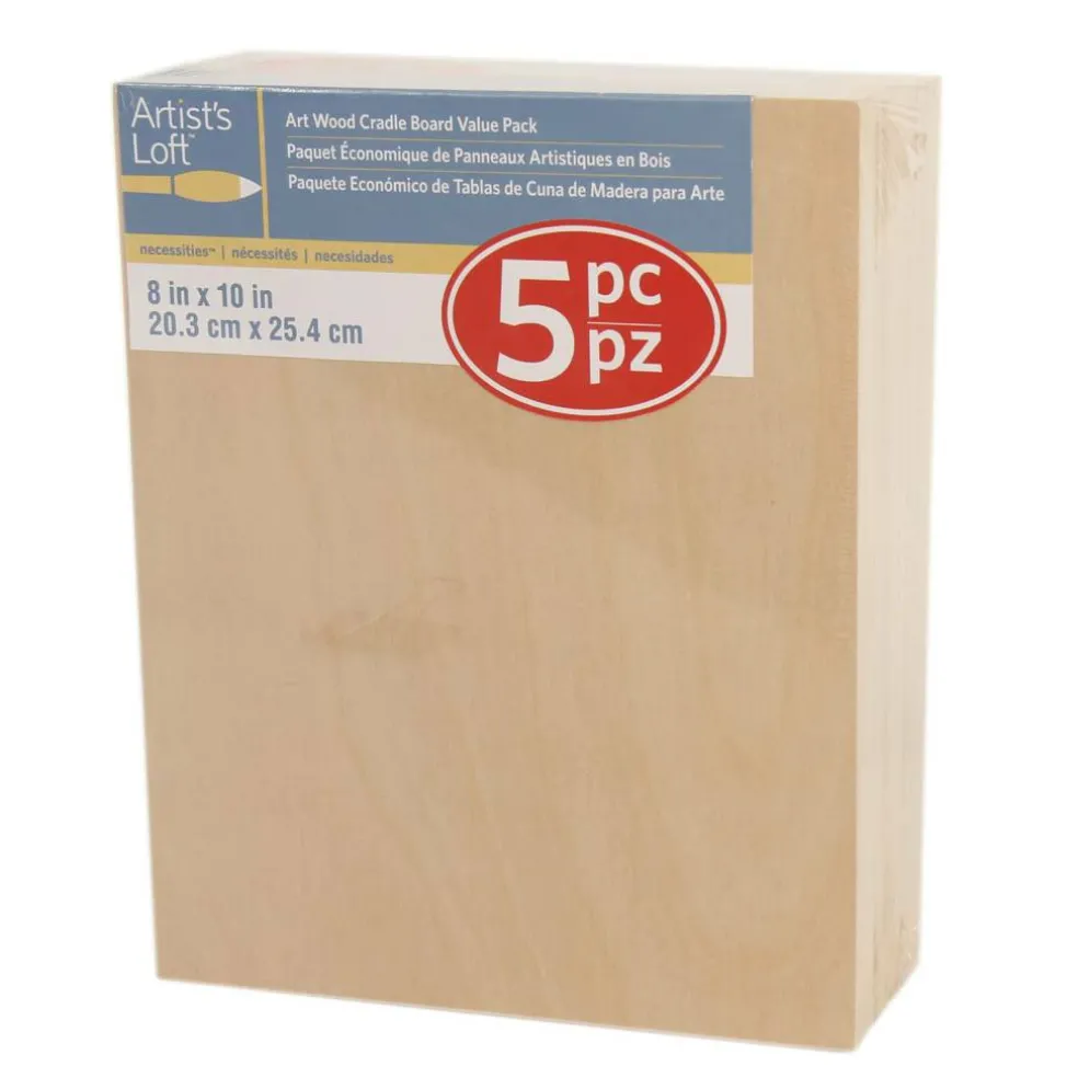 Cradled Wood Painting Panel Pack by Artist's Loft™ Necessities™