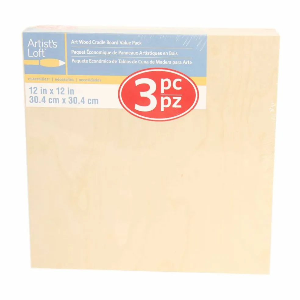 Cradled Wood Painting Panel Pack by Artist's Loft™ Necessities™