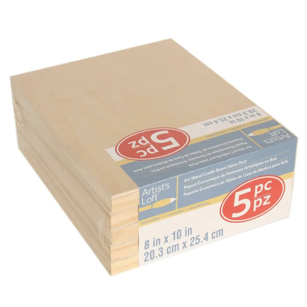 Cradled Wood Painting Panel Pack by Artist's Loft™ Necessities™