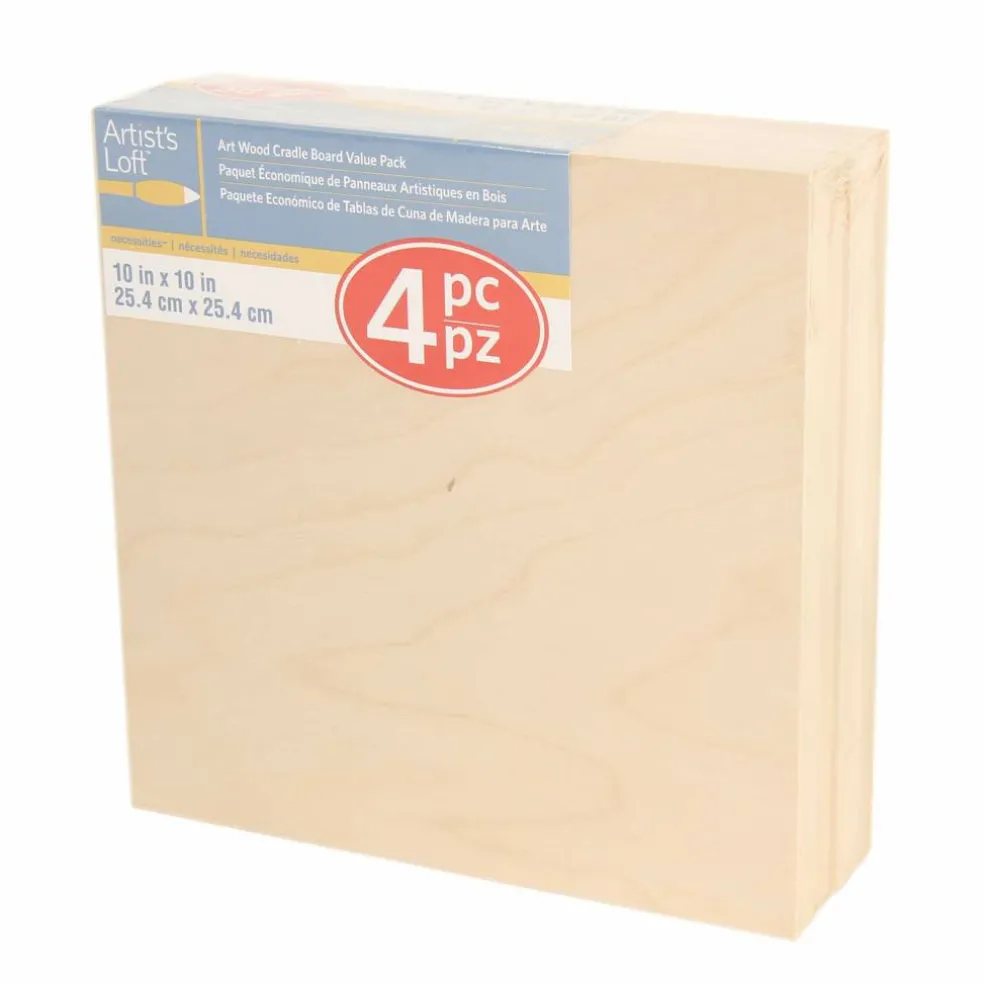 Cradled Wood Painting Panel Pack by Artist's Loft™ Necessities™