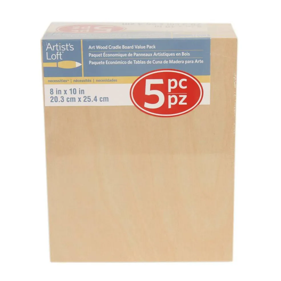 Cradled Wood Painting Panel Pack by Artist's Loft™ Necessities™