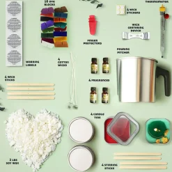 CraftBud DIY Natural Soy Candle Making Kit