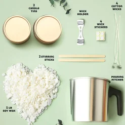 CraftBud DIY Natural Soy Candle Making Kit