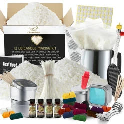 CraftBud DIY Natural Soy Candle Making Kit