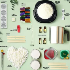 CraftBud DIY Natural Soy Candle Making Kit