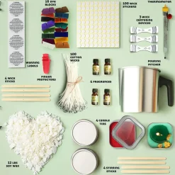 CraftBud DIY Natural Soy Candle Making Kit