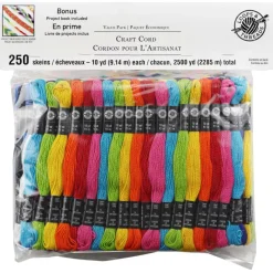 Craft Cord Value Pack by Loops & Threads®, 250ct.