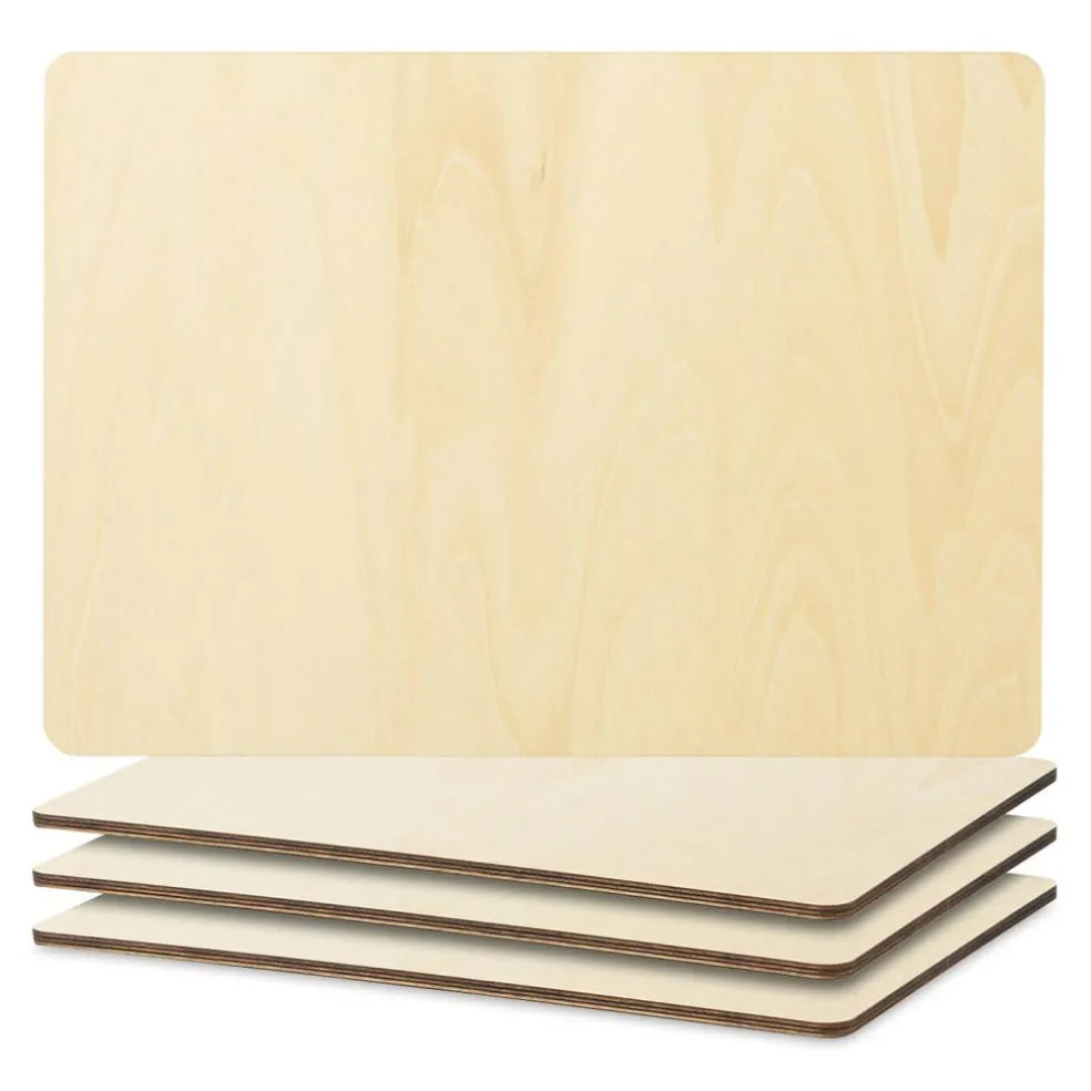 Craft Express Sublimation Printing Placemat - Plywood, Pkg of 4