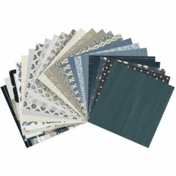 Craft Smith 12" x 12" Misty Leaves Paper Pad, 48 Sheets