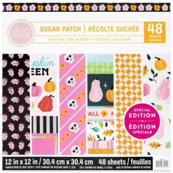 Craft Smith 12" x 12" Sugar Patch Paper Pad, 48 Sheets
