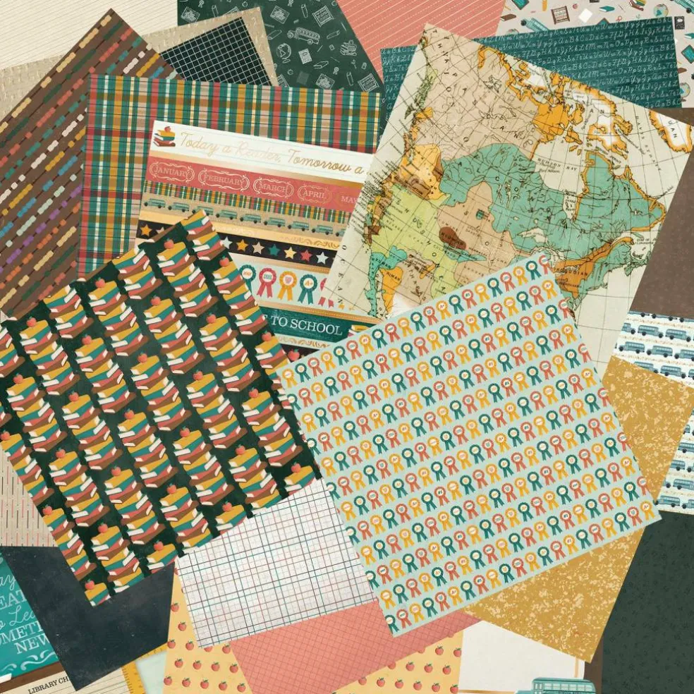 Craft Smith 12" x 12" Vintage Classroom Paper Pad, 48 Sheets