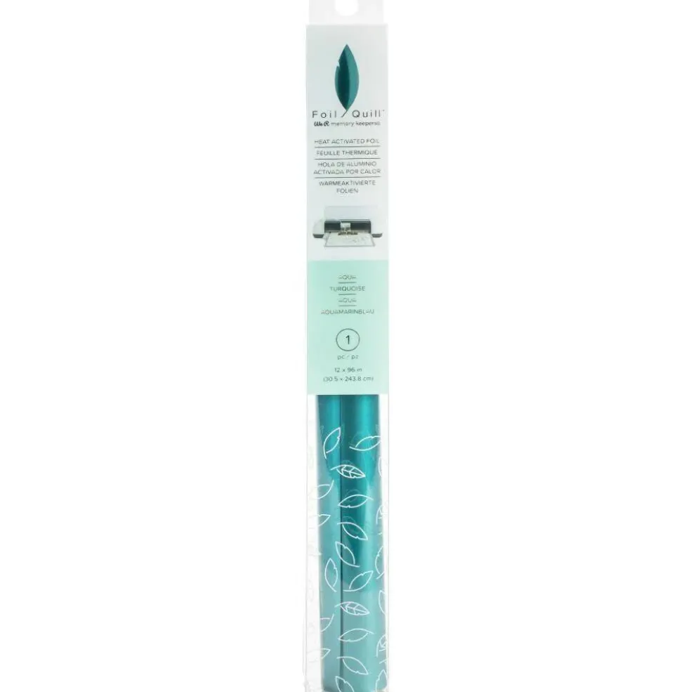 Crafts We R Makers FOIL QUILL 660646 AQUA 12.25"X96" Roll