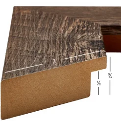 Craig Frames American Barn Brown Oak Picture Frame