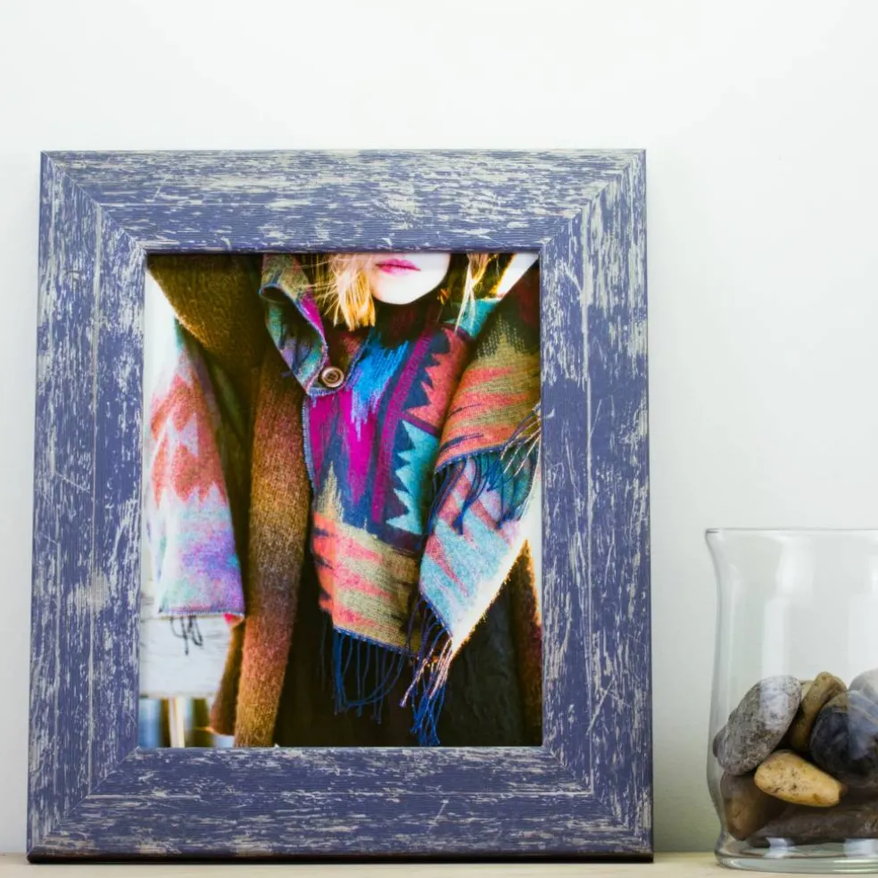 Craig Frames American Barn Independence Blue Picture Frame
