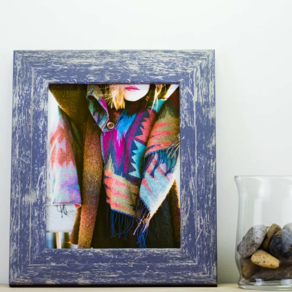 Craig Frames American Barn Independence Blue Picture Frame