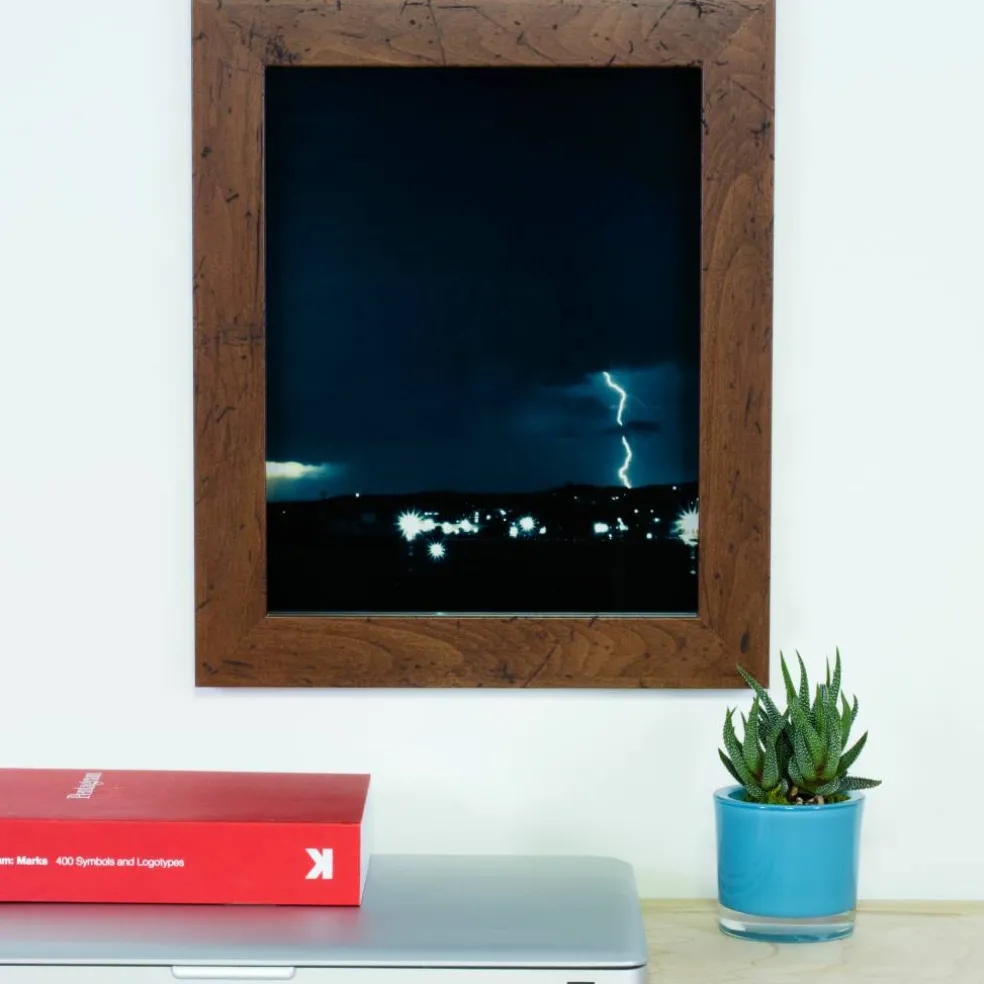 Craig Frames Bauhaus 125 Dark Walnut Picture Frame