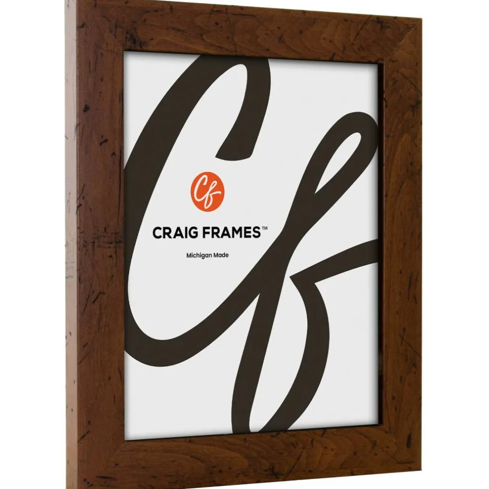 Craig Frames Bauhaus 125 Dark Walnut Picture Frame