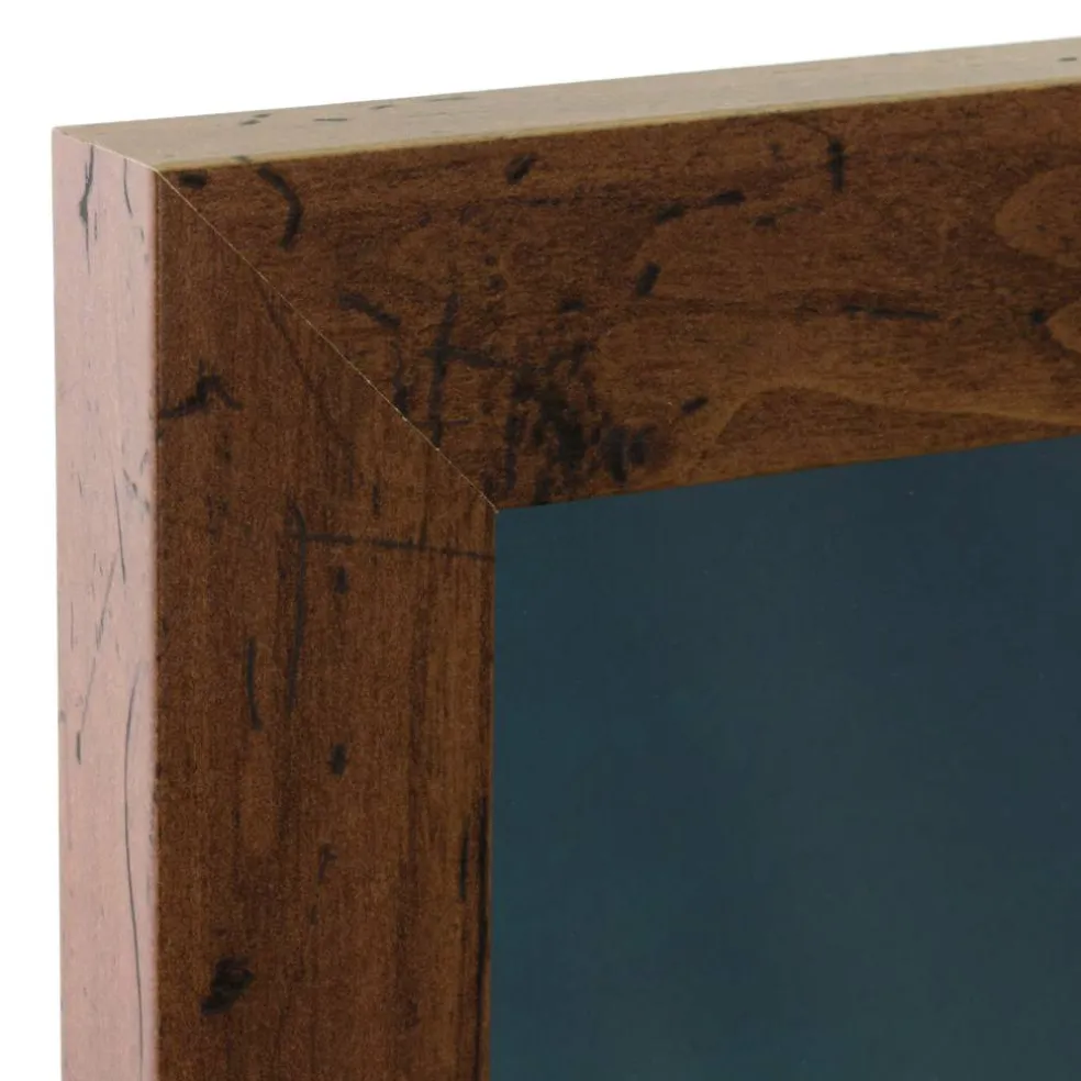 Craig Frames Bauhaus 125 Dark Walnut Picture Frame with Mat