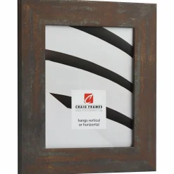 Craig Frames Bauhaus 200 Weathered Steel Picture Frame