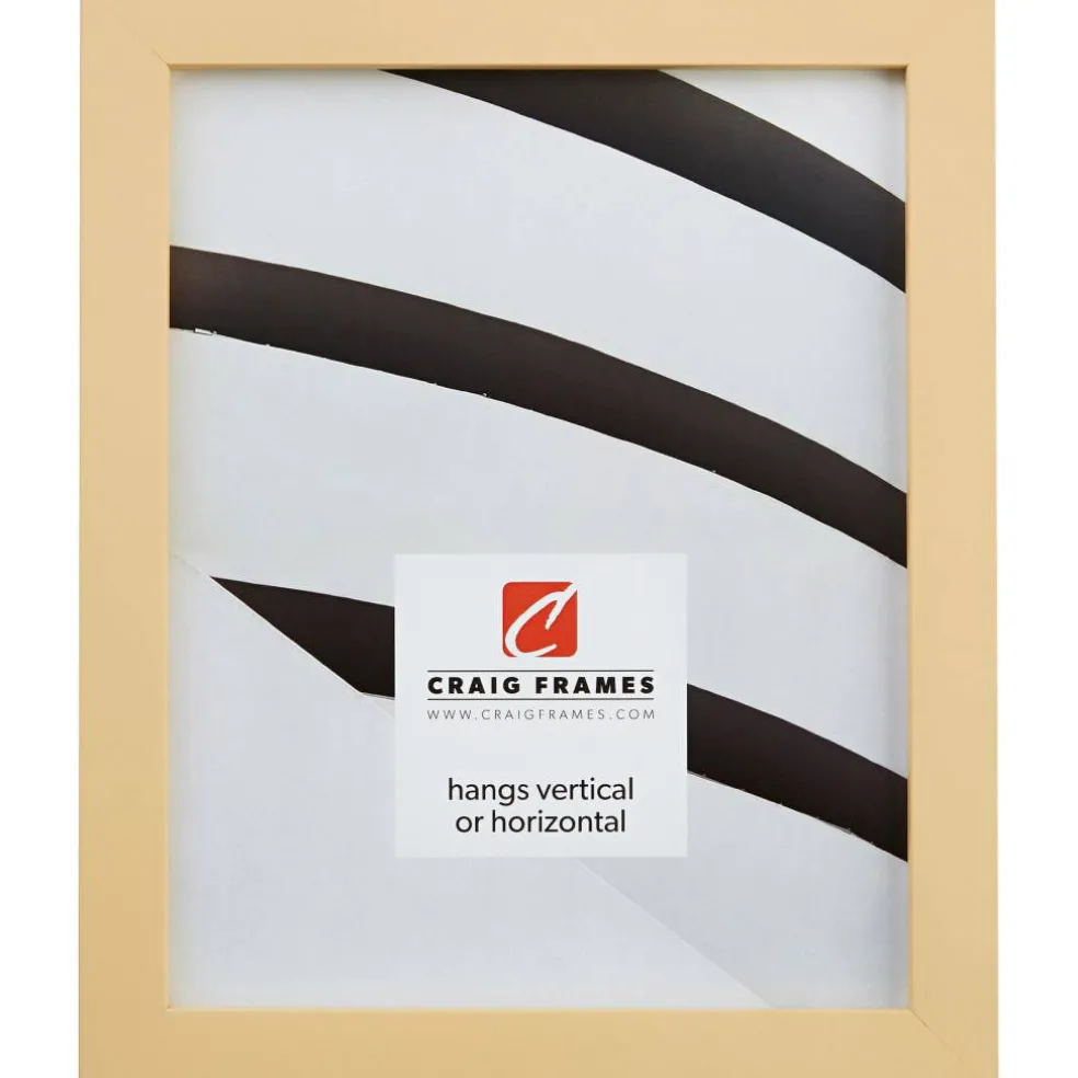 Craig Frames Confetti Custard Yellow Picture Frame