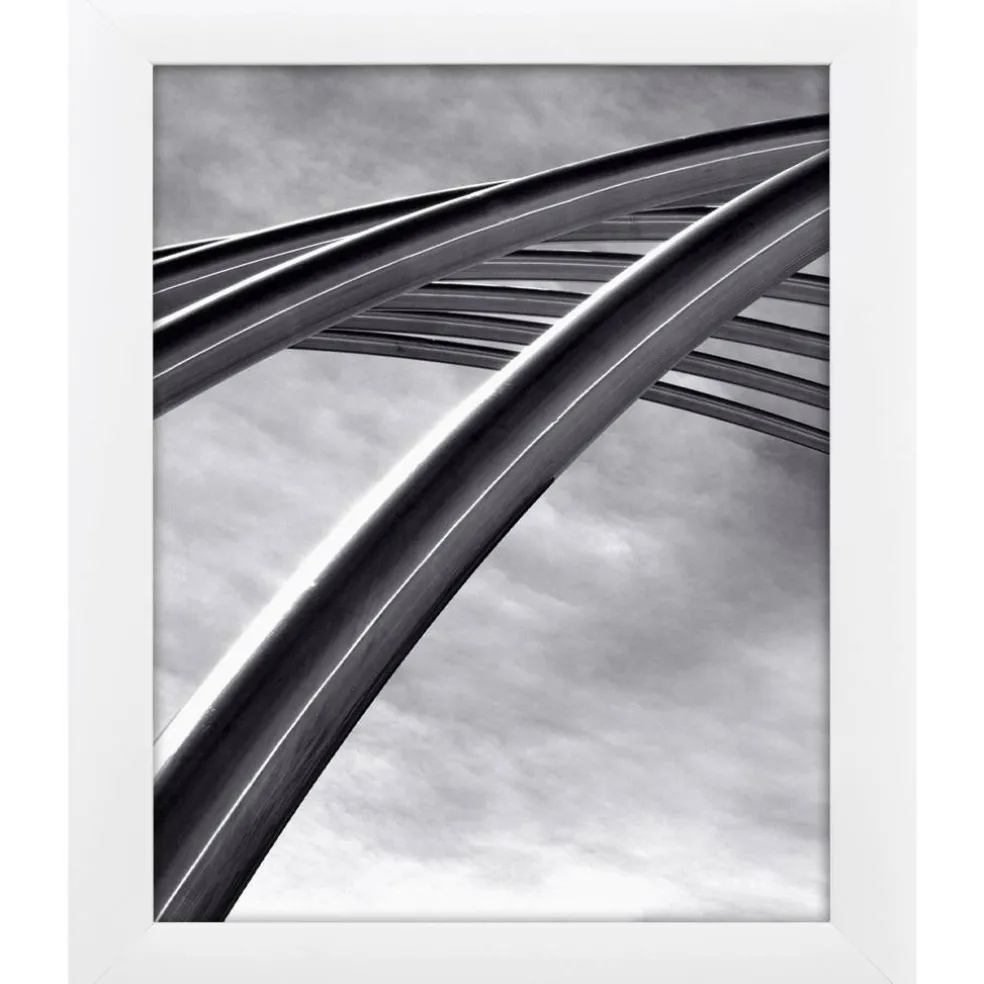 Craig Frames Contemporary White Satin Picture Frame